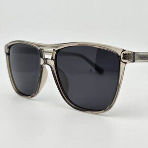 Neven IHB Rip Tide Transparent Grey Frame Polarized Black Lens Sunglasses 62mm